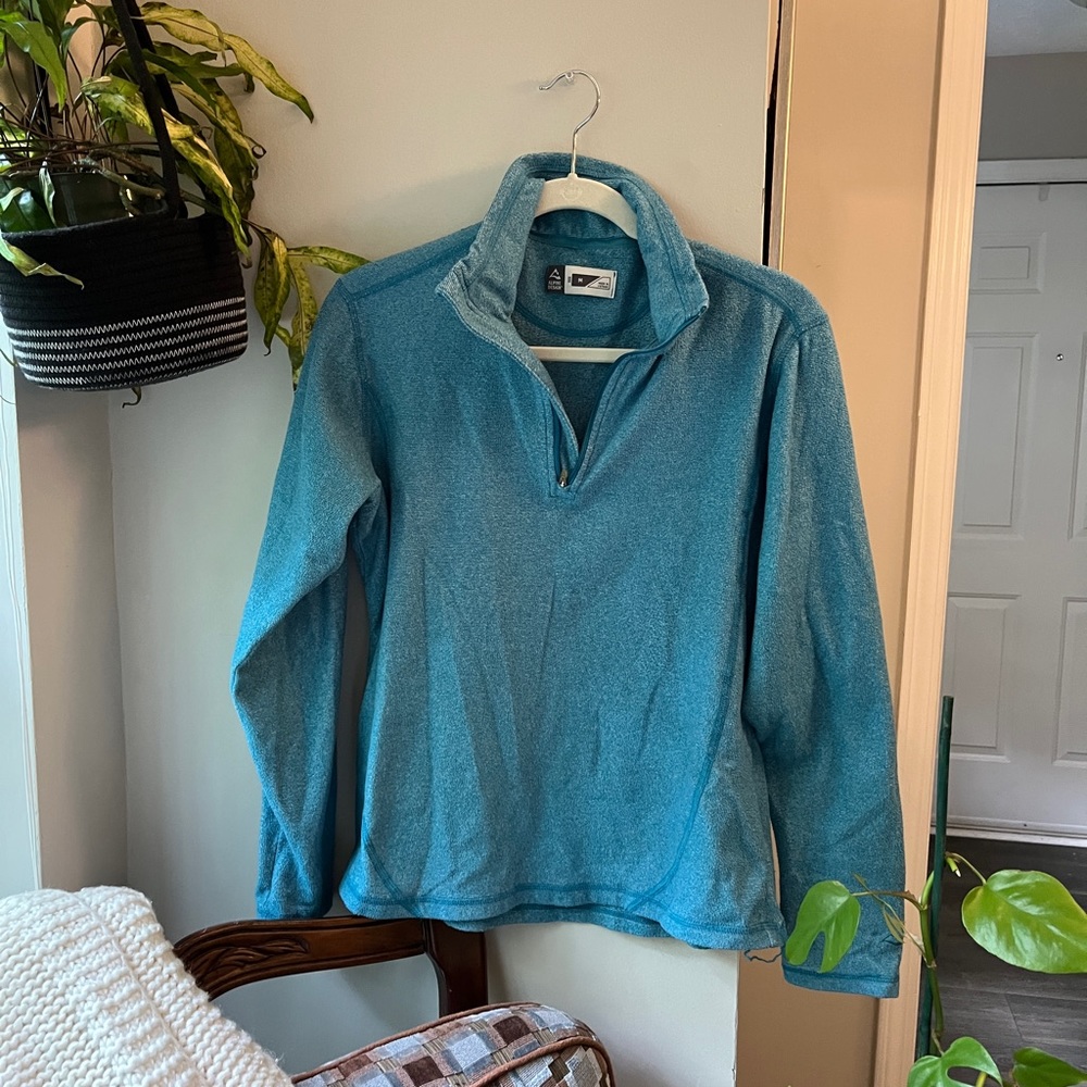 Blue Pullover Activewear Sweater
